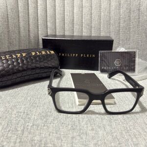 Philipp Plein Black Men's Glasses